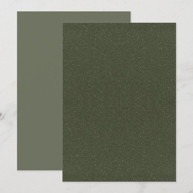 Programme Plat Vert de Mousse Texturé – Personnali (Devant / Derrière)