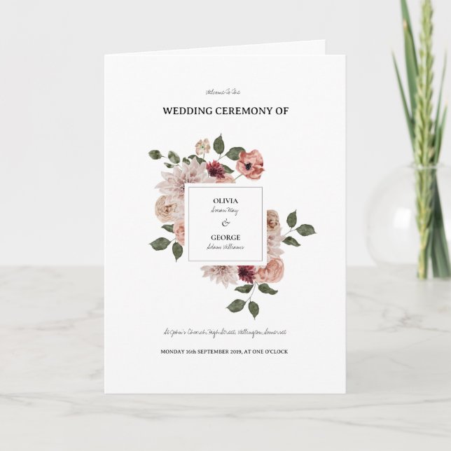 Programme plié (Devant)