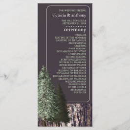 Programme Redwoods & Bark, Mariage rustique