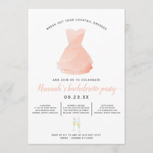 Programme Robe de cocktail élégante Enterrement de vie de