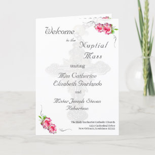 Programme Rose nuptial Mariage catholique traditionnel