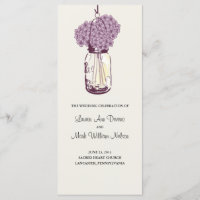 Rustic Mason Jar et Hydrangeas