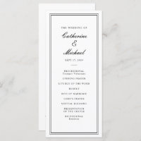 Script classique absolu Mariage noir et blanc