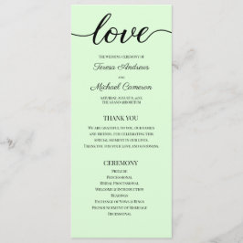 Programme Script d'amour Mariage simple et chic