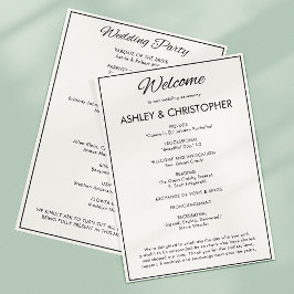 Programme Script minimaliste Mariage blanc doux