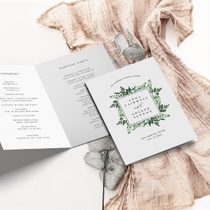 Programme Serre   Mariage botanique à l'aquarelle