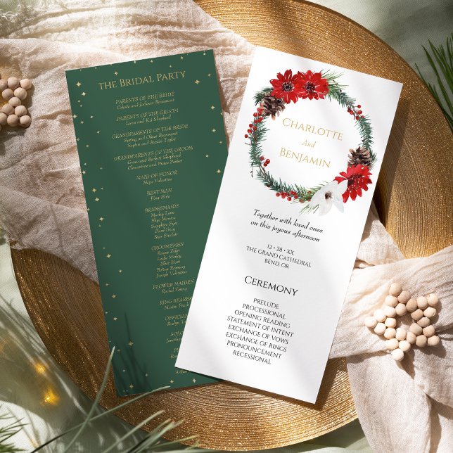 Programme Simple classique Noël moderne Mariage (Créateur téléchargé)