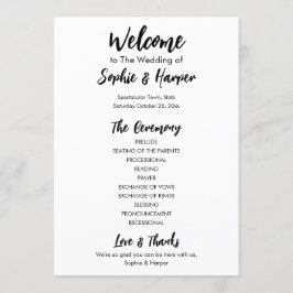 Programme Simple Versatile moderne Décontracté noir & blanc