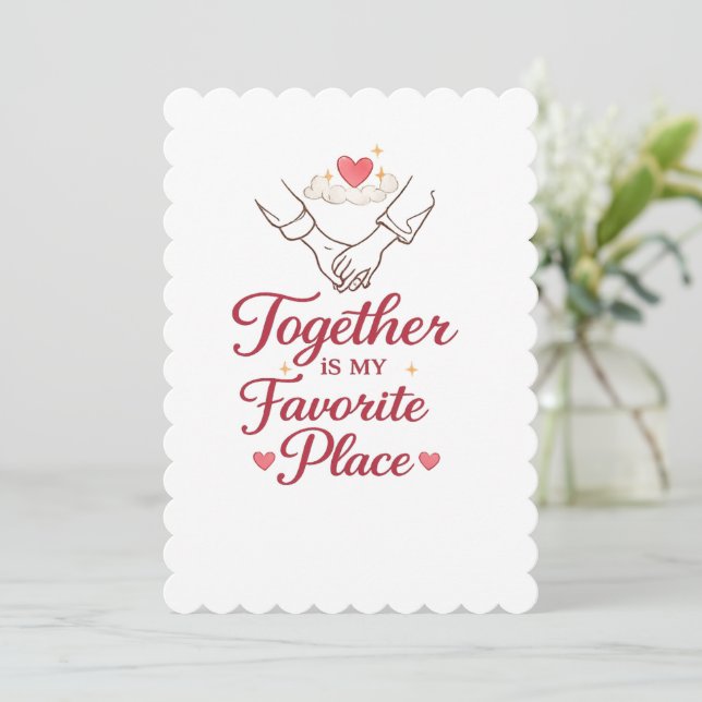 Programme Together Is My Favorite Place – Romantic Couple Lo (Debout devant)