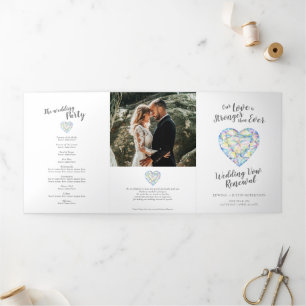 Programme Trois Volets Aquarelle de diamant renouvellement de la voyelle 