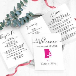 Programme Trois Volets N'importe quelle couleur Rhode Island Mariage Itin