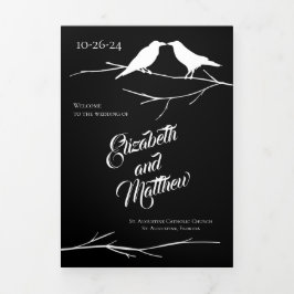 Programme Trois Volets Ravens Mariage gothique