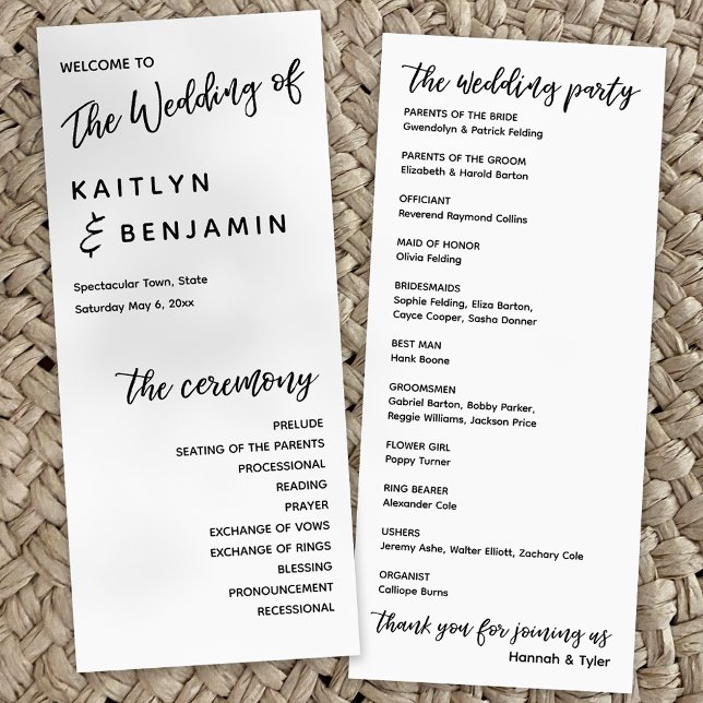 Programme Typographie de l'écriture contemporaine simple (Créateur téléchargé)