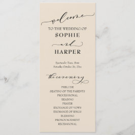 Programme Typographie simple, Crème élégante