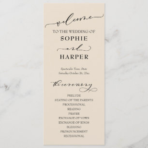 Programme Typographie simple, Crème élégante