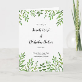 Programme Verdure Aquarelle Vert Feuille Botanique