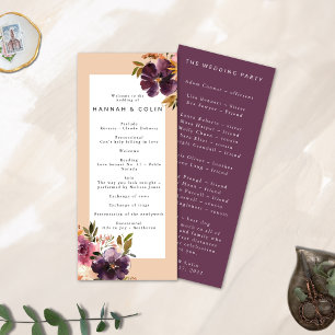 Programme Violet Meadows Automne Moderne Floral