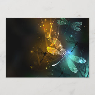 Programme Vol de libellule verte lumineuse