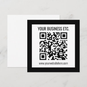 Programme Votre nom d'entreprise et code QR modifiable