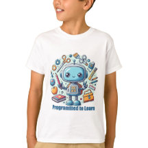 Programmed to Learn - Robot T - Shirt