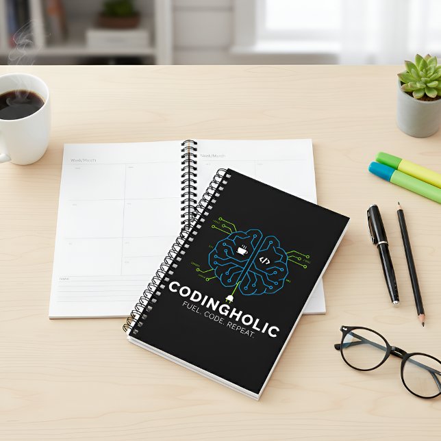 Programmer Brain Coding Daily Planner Planer (Von Creator hochgeladen)