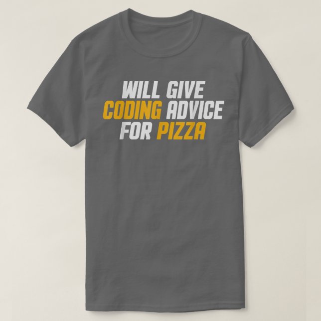 Programmer, Developer Funny Give Coding Advice For T-Shirt (Design vorne)