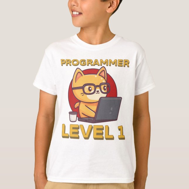 Programmer Level 1 T-Shirt (Vorderseite)