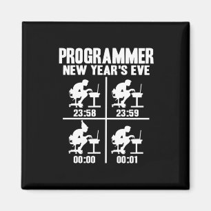 Programmer Neujahr Magnet