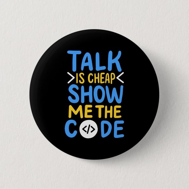 Programmer Show Me The Code Button (Vorderseite)
