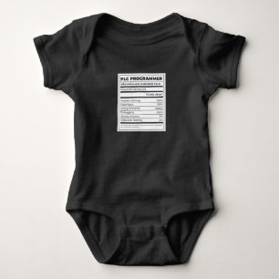 PROGRAMMERNÄHRUNGSFAKTEN-ETIKETT BABY STRAMPLER