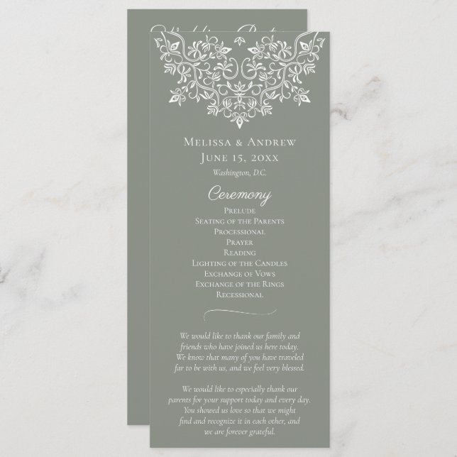 Programmes de Jardin de dentelles de pays français (Devant / Derrière)