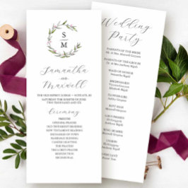 Programmes de mariage d'hiver Fleur Hibiscus rose