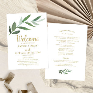 Programmes de mariage simples et élégants avec feu