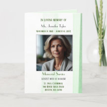 Programmes de service de deuil nécrologique vert