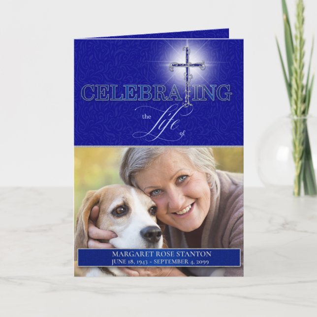 Programmfeier zum Christlichen Kreuz des Lebens Programm (Vorderseite)