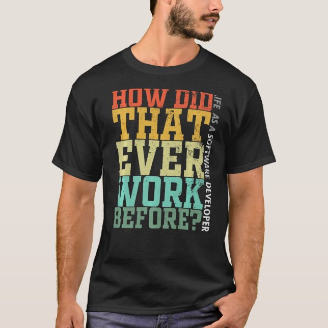 Programmier-Debugger-Leben wie war das jemals funk T-Shirt (Vorderseite)