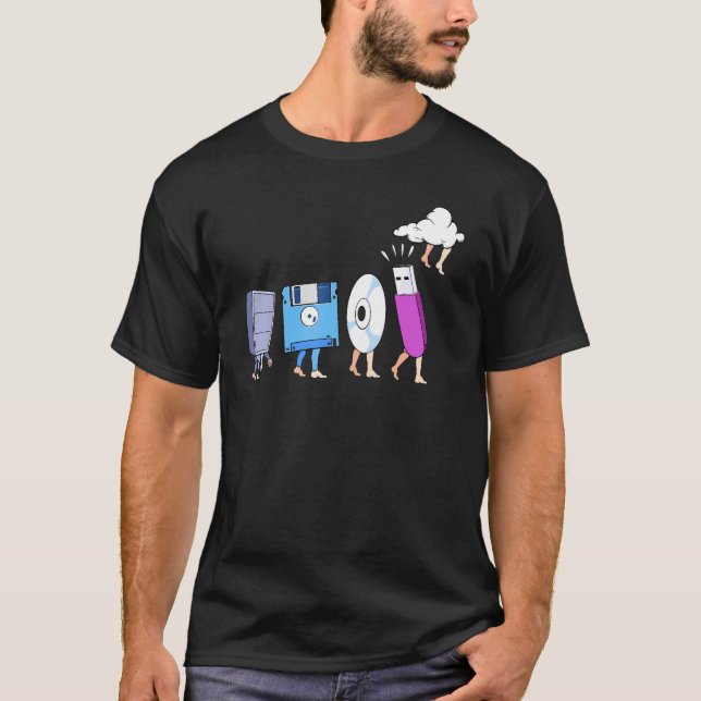 Programmier-Entwicklung für Computer Cloud Evoluti T-Shirt (Vorderseite)