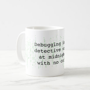 Programmier-Spaß-Puffer Kaffeetasse