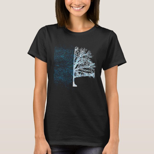 Programmierbinar für Programmiercomputer-Programmi T-Shirt (Vorderseite)