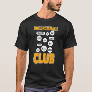 Programmierclub-Entwickler-Software-Programmierung T-Shirt