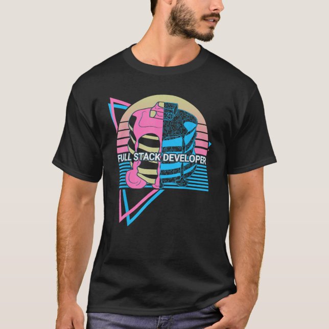Programmieren des vollständigen Stacks für Webentw T-Shirt (Vorderseite)