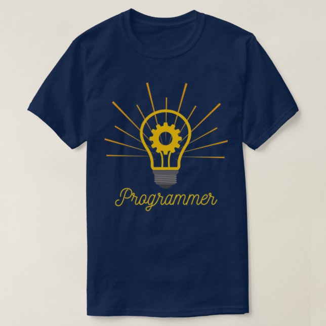 Programmieren ist meine Glühbirne für den Superlei T-Shirt (Design vorne)