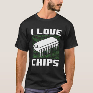 Programmieren von Code-Entwickler-Software in Lieb T-Shirt