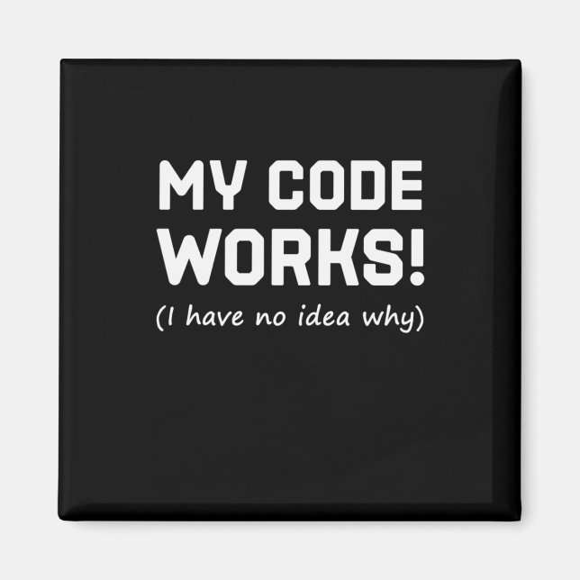 Programmieren von My Code Works Magnet (Vorne)