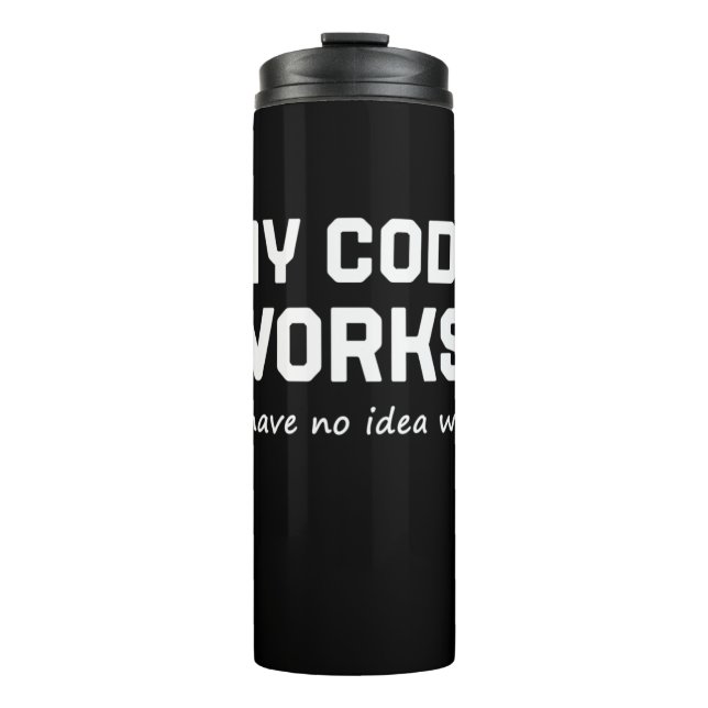 Programmieren von My Code Works Thermosbecher (Vorderseite)