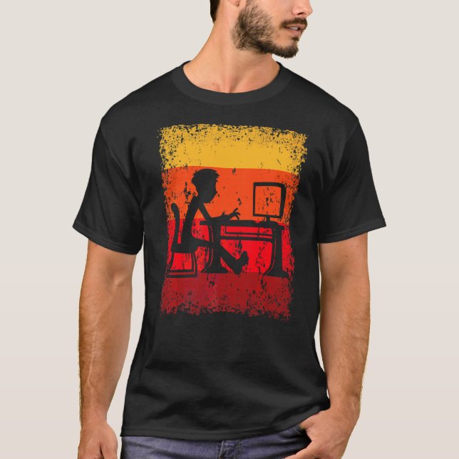 Programmieren von Office-Programmierern Zuhause Of T-Shirt (Vorderseite)