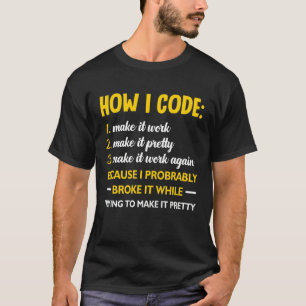 Programmieren von Programmierern-Coder-Entwicklern T-Shirt
