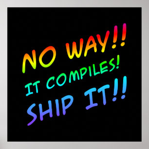 Programmieren von Spaß Poster