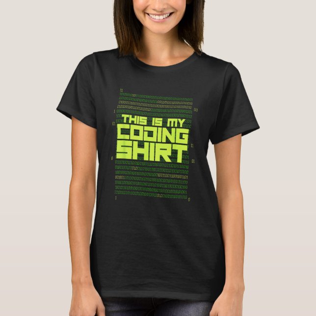 Programmierer Coder Webentwickler Das Ist Mein Pro T-Shirt (Vorderseite)