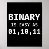 Programmierer Coding Binary ist so einfach wie 01
